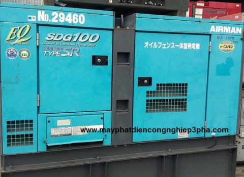 Máy phát điện công nghiệp cũ 100kva