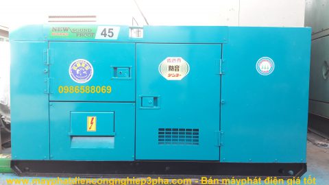Máy phát điện 45kva cũ