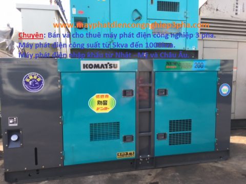 Máy phát điện cũ 150kva