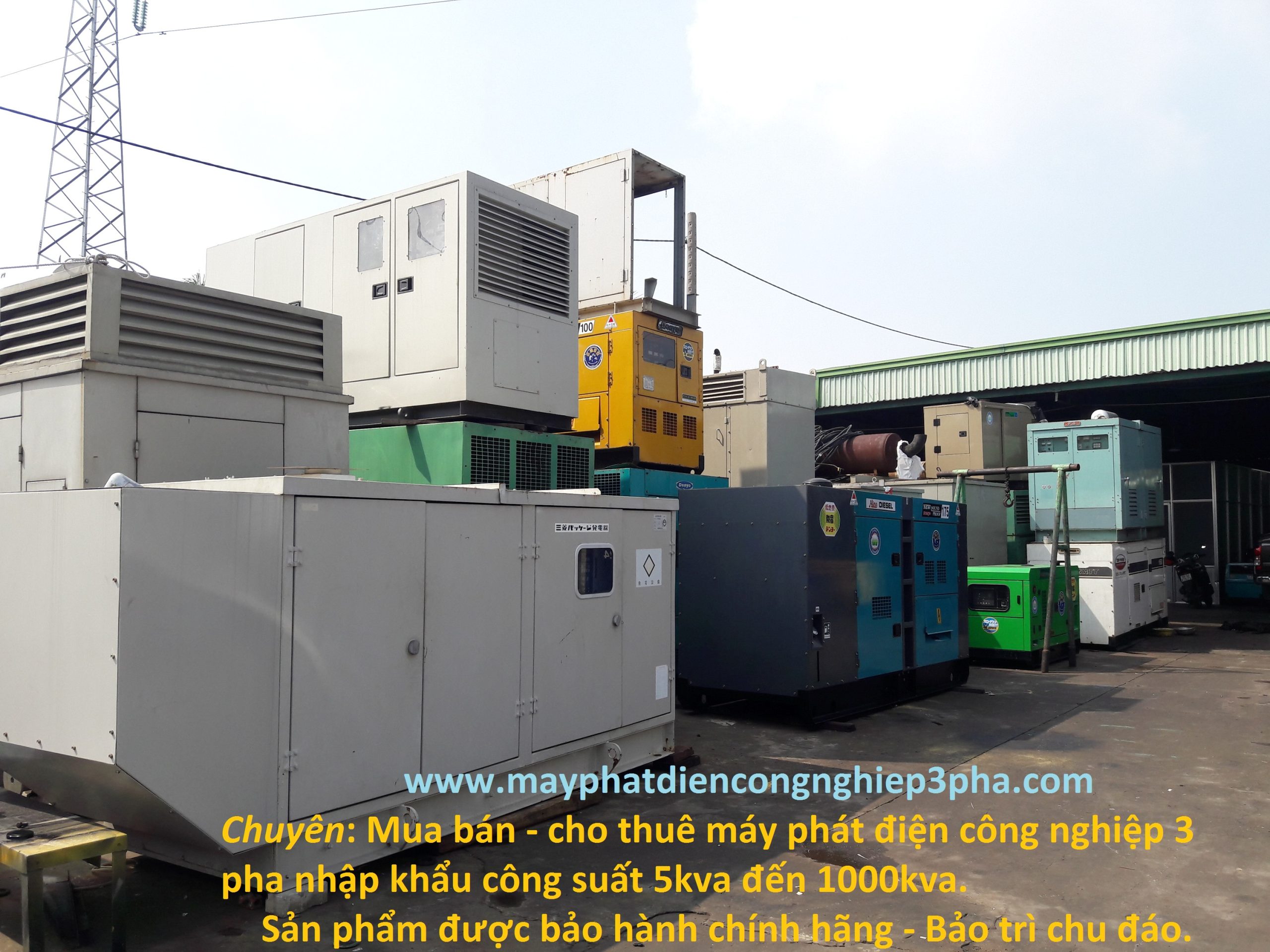 Máy phát điện công nghiệp 3pha 1 Máy phát điện công nghiệp 3 pha